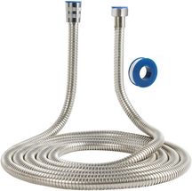 Upgraded 121-Inch Copper Head Shower Hose Stainless, Stainless Steel, 3.05-Meter - £8.58 GBP