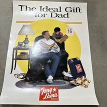 1990’s Tony Lama Western Ad Posters The Ideal Gift For Dad 22”x17” - £7.12 GBP