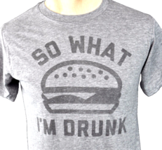 So What I&#39;m Drunk Burger Buy Me Brunch M T-Shirt size Medium Mens Chive ... - $24.04