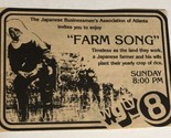 Farm Song Tv Guide Print Ad  TPA12 - $5.93