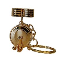 Gold Drum Set Keychain Gift for Drummer - $13.15