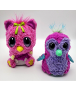 Hatchimals Pair Interactive Toys Tested Includes Batteries Pink Purple L... - £9.03 GBP