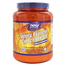 NOW Foods Whey Protein Concentrate Natural Unflavored, 1.5 lbs. - £21.33 GBP