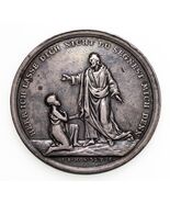 Medalla Religiosa De Bautismo Alemana De 1800 En Plata Por Loos, 36 Mm, ... - €127,90 EUR