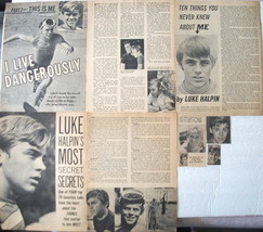 Luke Halpin ~ Nine (9) B&amp;W Vintage Clippings, Articles From 1965-1966, 1968 - £4.57 GBP