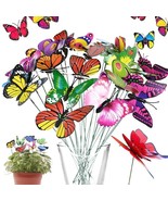 Colorful Butterfly Garden Yard Planter Bonsai Flower Pot Decoration 25pcs - $16.09 CAD+