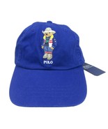 Polo Ralph Lauren Cowboy Bear Blue Baseball Hat Cap One Size Adjustable NEW - $938.96 MXN