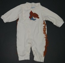 Little Cattlelae Cowboy Cowgirl 1-pc Baby Outfit Infant 9 Months Brown F... - £11.88 GBP