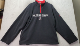 NFL New England Patriots Reebok Sweatshirt Football Unisex Medium Black ... - £21.22 GBP