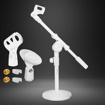5Core Desktop Mic Stand Round Base Universal Desk Microphone Holder Tabl... - $31.08