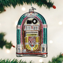 Old World Christmas Jivin' Jukebox Blown Glass Retro Christmas Ornament 38046 - $22.88