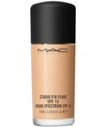 MAC Studio Fix Fluid SPF 15 Broad Spectrum 1.0 oz-Choose Shade-New in Box - $429.77 MXN