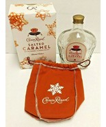 Crown Royal Salted Caramel Limited Edition EMPTY Bottle Box Felt Bag 750 ml - £18.37 GBP