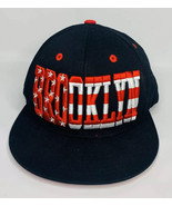 Carbon Elements  BROOKLYN New York Snapback Black Red Flat Bill Hat Cap - $17.58 CAD