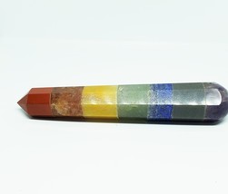 7 Chakra Wand ~ Crystal Orgone Point Used For Healing, Balancing, Decoration, Al - £15.80 GBP