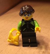 Lego City Woman in Zippered Sweater w/Life Vest Minifigure - New(Other) - £6.25 GBP