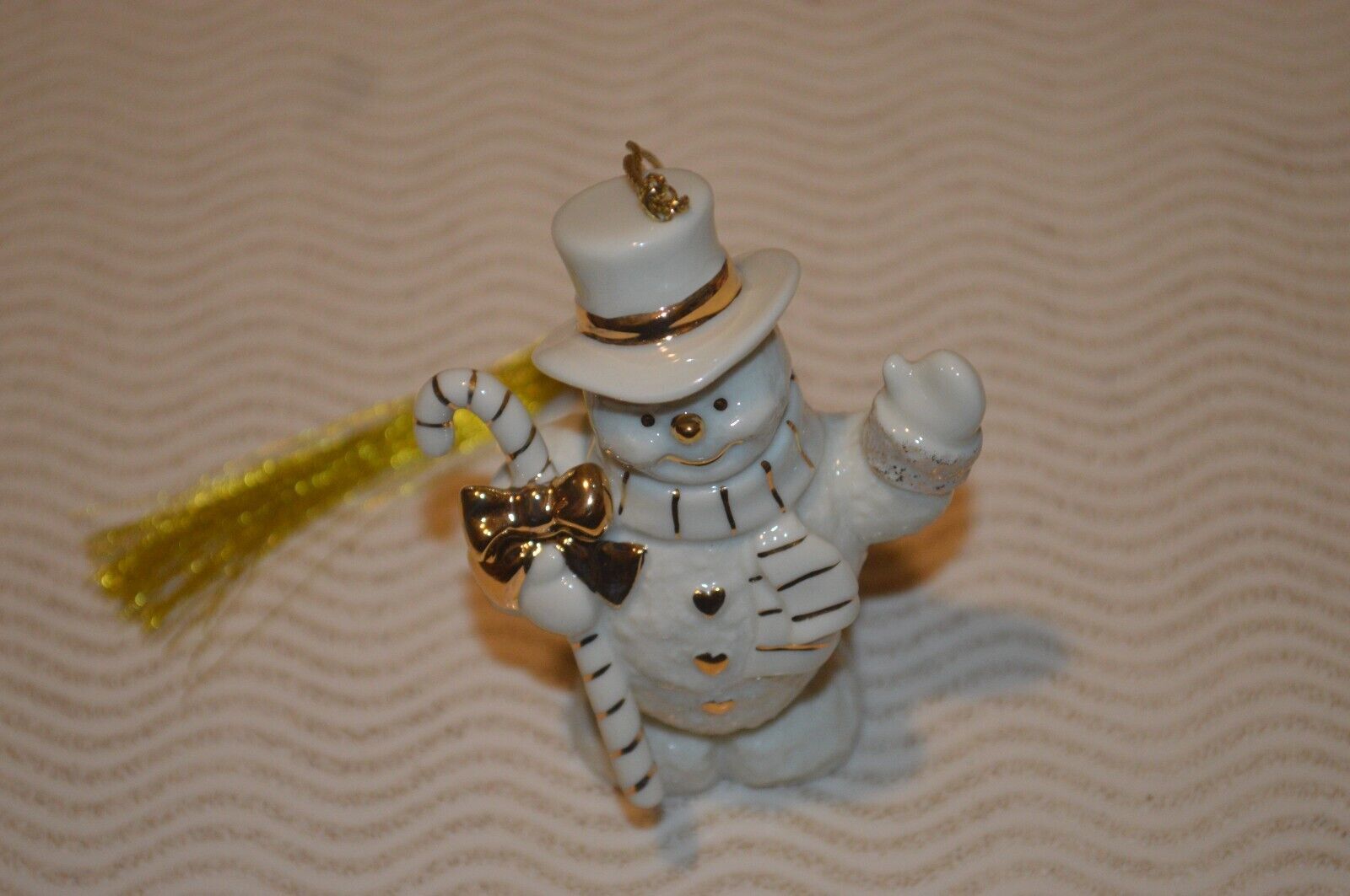 Lenox Frost the Snowman Christmas hanging decoration - $9.99