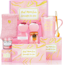 Mothers Day Gifts Box Set Pink Unique Birthday Gift Basket for Moms Women from D - £29.31 GBP