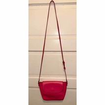 Vera Bradley pink faux leather crossbody purse, adjustable strap - £23.69 GBP