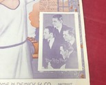 Follow The Swallow VTG 1924 Sheet Music Jerome Remick Jazz Detroit The R... - $8.86