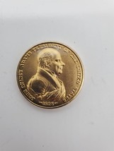John Quincy Adams - 24k Gold Plated Coin -Presidential Medals Cover Coll... - $7.69