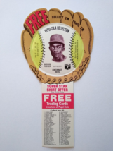 Pepsi-Cola Baseball Trading Card 1977 George Foster Cincinnati Reds MLB Trade - £10.72 GBP