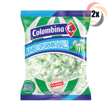 2x Bags Colombina Jumbo Spearmint Ball Mints | 120 Balls Per Bag | Fast Shipping - $24.20