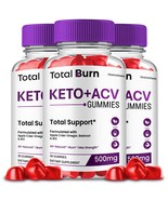 Total Burn Keto + ACV Gummies Supplement, Max Strength Formula (3 Pack) - $52.73 CAD