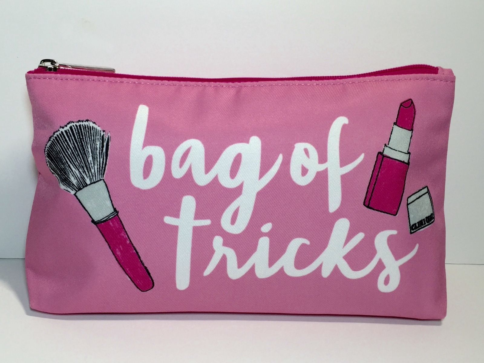 Clinique Pink Bag of Tricks Cosmetic Makeup Bag - £1.98 GBP