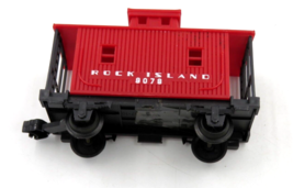 Vintage Lionel Rock Island Caboose Train Car 9078 Red Plastic O-Gauge - €5,06 EUR