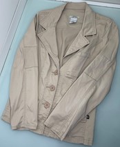 Vintage Z Cavaricci Women&#39;s Jacket Large L Y2K Khaki - $24.72