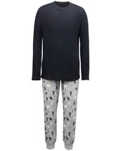 allbrand365 designer Mens Woodland-Print Pajama,Grey,XX-Large - $60.00
