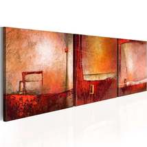 Tiptophomedecor Abstract Canvas Wall Art - Silence - Stretched &amp; Framed Ready To - £71.72 GBP+