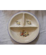 Vintage 1920-30&#39;s Mary Had A Little Lamb Divided Plate - $32.07