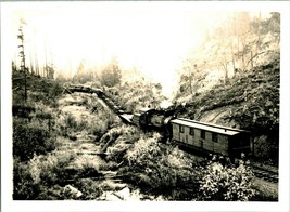 Vtg 6 1/2&quot; x 5&quot; Photograph Logging Train - Puget Sound - $18.66