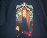 TeeFury Doctor Who Large &quot;Allons-y&quot; David Tennant Tribute MeganLara NAVY - $14.00