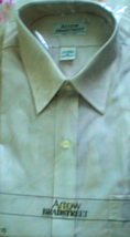 Men's Dress Shirt - Short Sleve  By Arrow - Size 16, Color Light Brown - $12.00