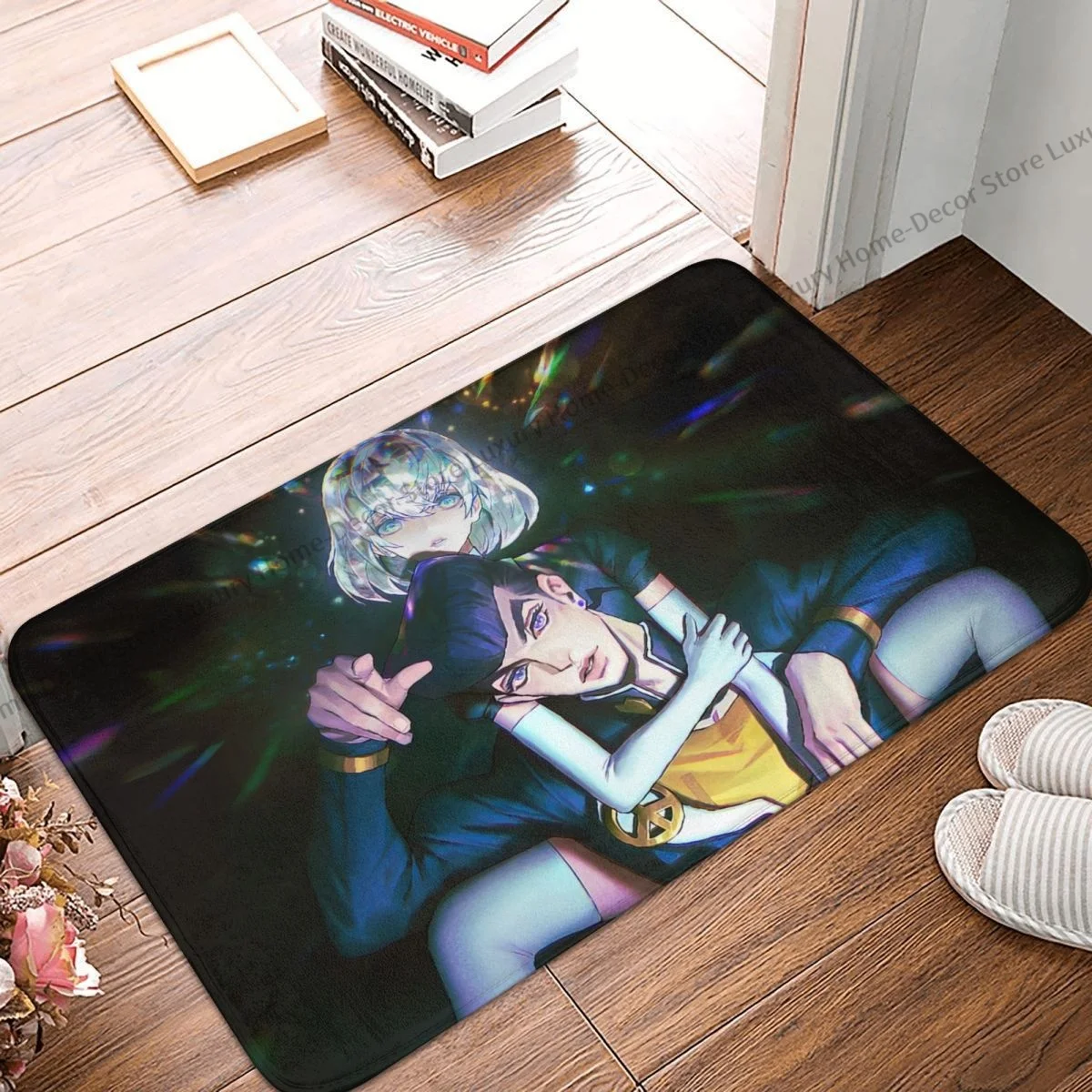 JoJo&#39;s Bizarre Adventure Non-slip Doormat Josuke Bath Kitchen Mat Welcome Carpet - $15.99