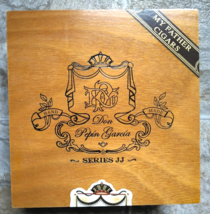 Don Pepin Garcia Series JJ Wooden Cigar Box 6 5/8x 6 7/8 x 2 3/4 Nice! - £11.61 GBP
