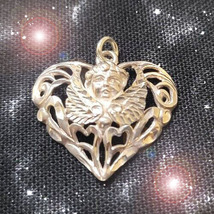 HAUNTED ANTIQUE NECKACE ANGEL OF HAPPINESS HIGHEST LIGHT COLLECTION MAGICK image 2