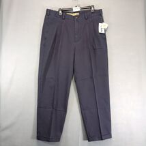 NWT Cabela&#39;s Casuals Wrinkle-Free Gray Chino Pants Men&#39;s 38x30 Pleated T... - $26.00