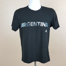 Adidas Mens T-Shirt Argentina Size S Black i2 - $8.41