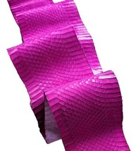 Patent Neon Snake Skin Snakeskin Leather Elaphe Hide - $391.06 MXN+