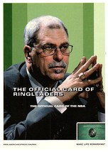 Phil Jackson NBA Basketball Coach Bulls Lakers American Express Ad Postcard - £3.91 GBP