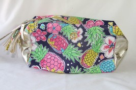 Pouch (new) COSMO-PINEFLORAL - BRIGHT MULTI-COLORED - 4&quot; W X4&quot; TALL X 9&quot; L - $13.71