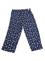 allbrand365 designer Womens Printed Pajama Pants,1-Piece,Blue,Large - £30.56 GBP
