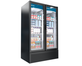 PRO-KOLD 43CF 2 Two Swing Door Glass Soda Display Cooler Refrigerator Led VC-43 - £1,951.97 GBP