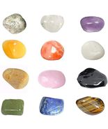 Reiki Crystal Products 12 Chakra Tumble Stone Kit 7 Chakra Tumble Stone  - £29.09 GBP