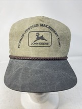 John Deere Cobra Cap Snapback Rope Trucker Hat Furrow Justice Machinery ... - $19.79