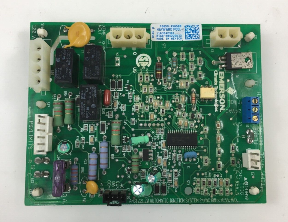 HAYWARD F0059-456500 Pool Heater Control Board 1103042301 0160-0042 VER1... - $98.18